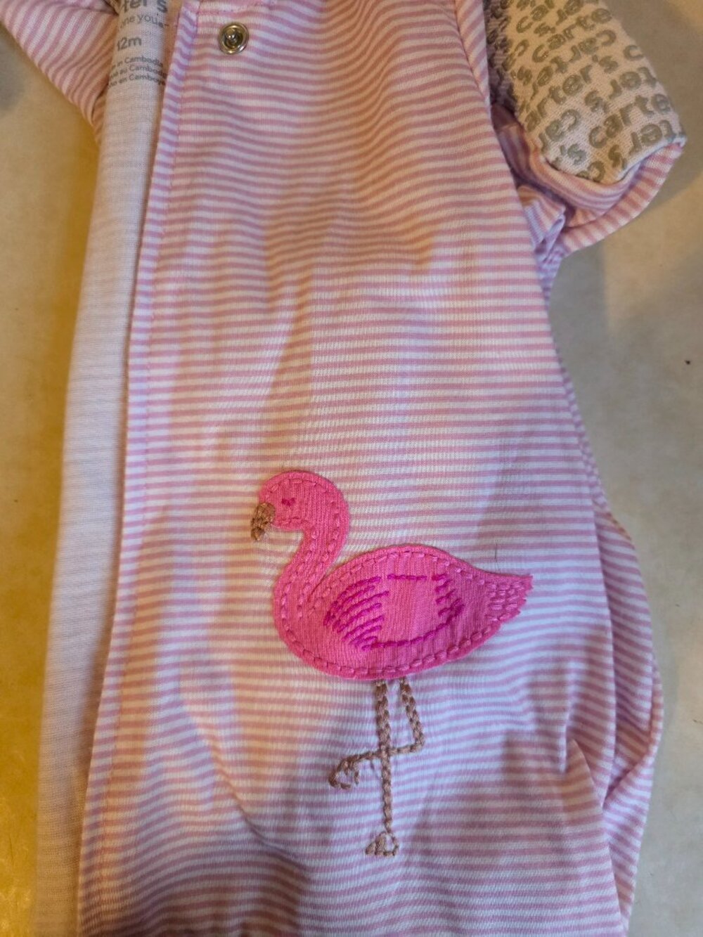 12M Carter's Flamingo Pajamas